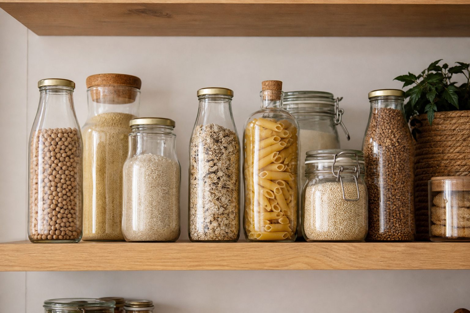 Organized shelf